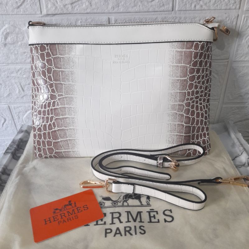 Preloved tas hrmes croco