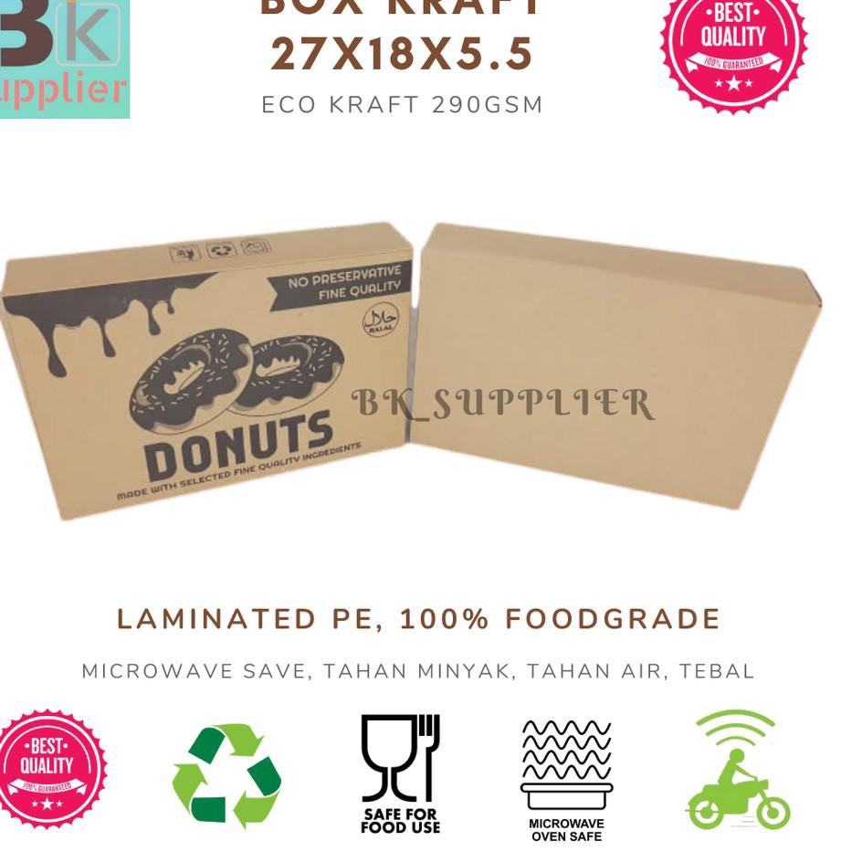 

DIKIRIM DARI JAKARTA!!!! Box Donat isi 6 Kraft 10pcs / Box Donat / Dus Donat / Kotak Donat / Wadah D