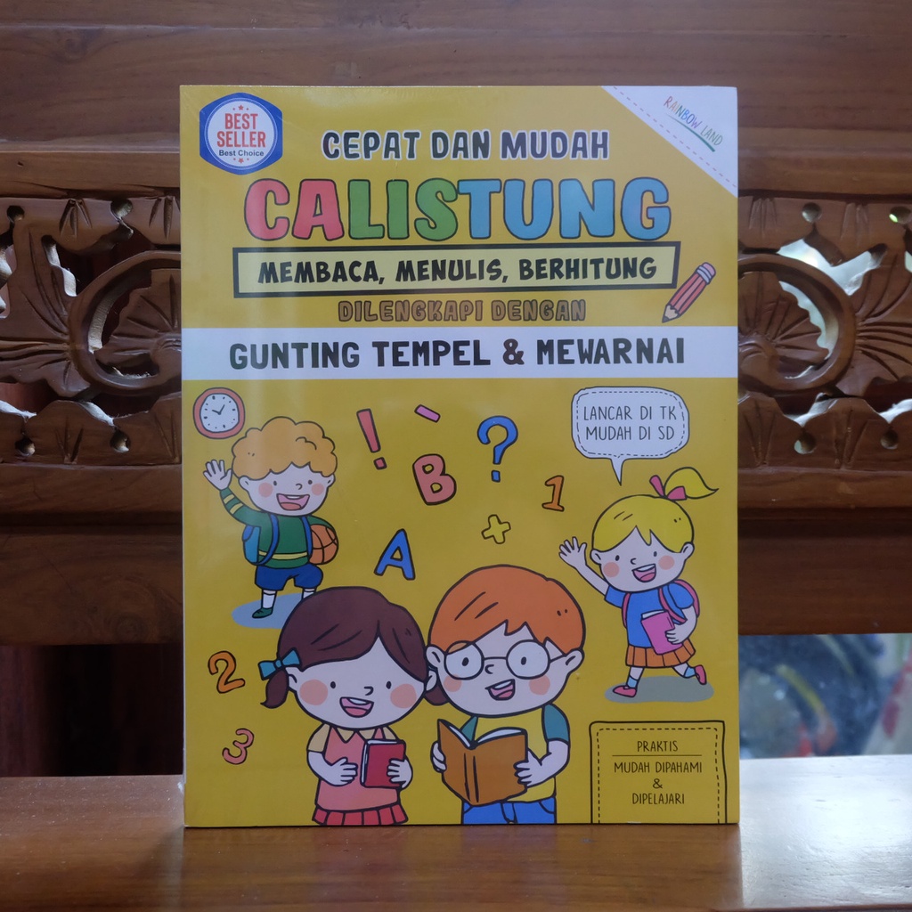 

CEPAT DAN MUDAH CALISTUNG BEST SELLER - Buku Aktivitas Membaca, Menulis, dan Berhitung Dilengkapi Dengan Gunting Tempel & Mewarnai