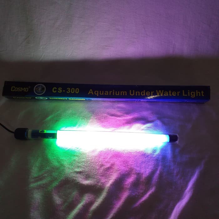 Lampu Aquarium Celup/TL Ikan Celup RCS-300N-6W Warna Colour