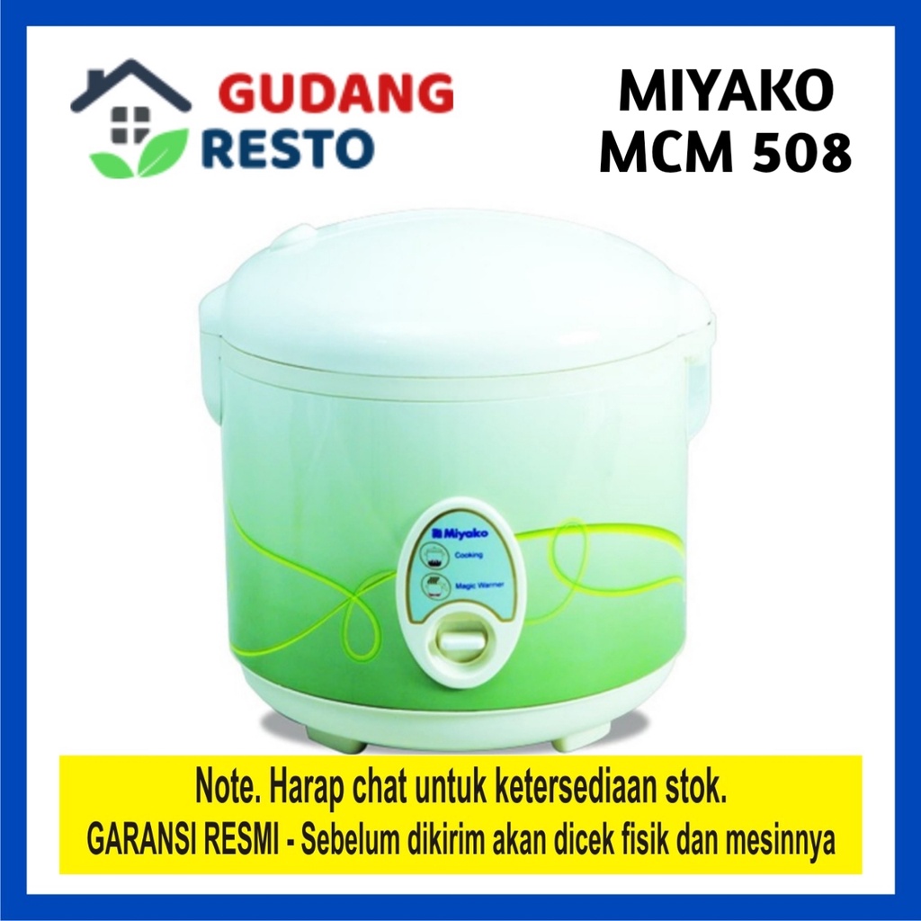 COD  Miyako MCM 508 Rice cooker 3 in 1 1.8 L / Magic com / MCM-508 / MCM508