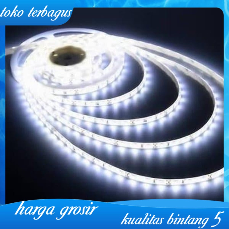 Lampu LED Strip 5050 IP33 IP44 12v INDOOR OUTDOOR PUTIH WARM Lampu Plafon Lampu hias