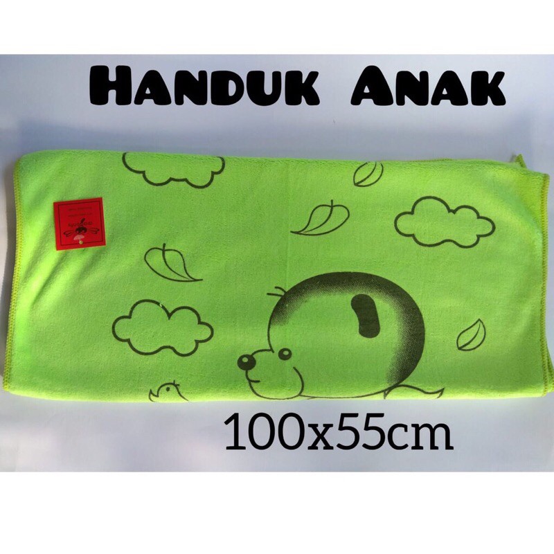 Handuk Bayi Sablon 100x50 cm Lovely Angel HANDUK MANDI MULTIFUNGSI BAHAN KATUN SERAP AIR TERMURAH