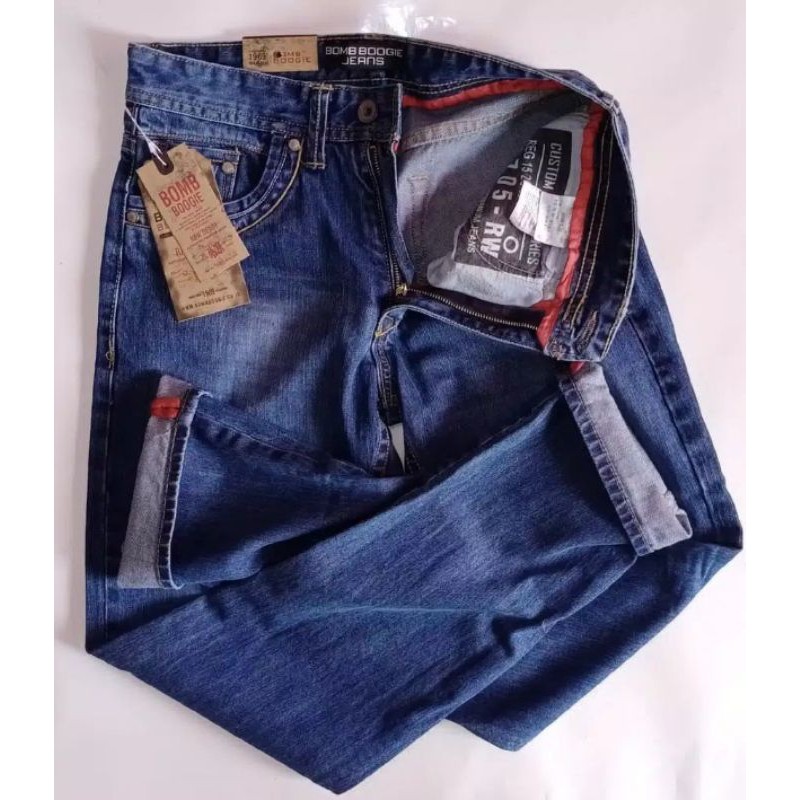 DJ // CELANA BOMBOGIE BAHAN ORIGINAL JEANS / CELANA PANJANG PRIA TERBARU / NEW PRODUCK