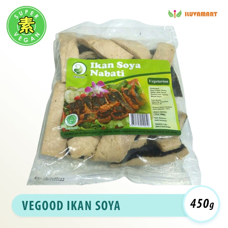 

VEGOOD Ikan Soya Nabati 450gr Ikan Vegetarian