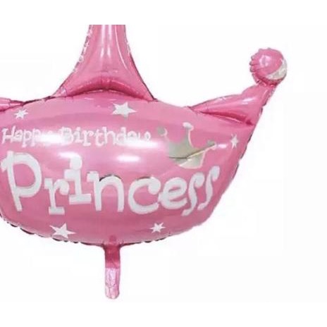 ➧ Set balon unicorn pony awan cloud princess pink happy birthday ultah ◘