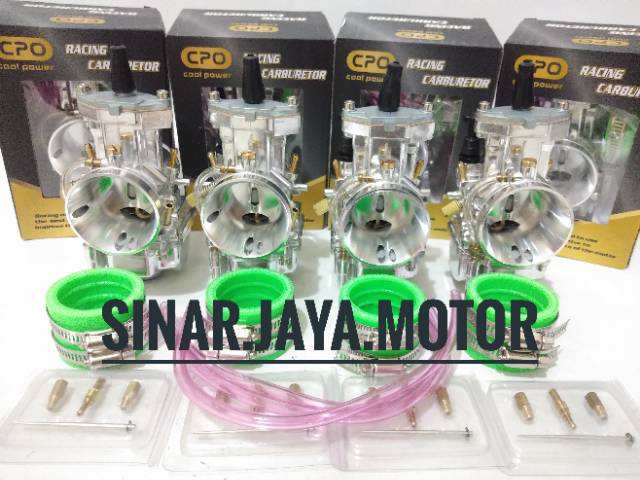 Karburator carburator pwk 32 CPO S cool power jet bonus pilot jet main jet jarum karet intake racing