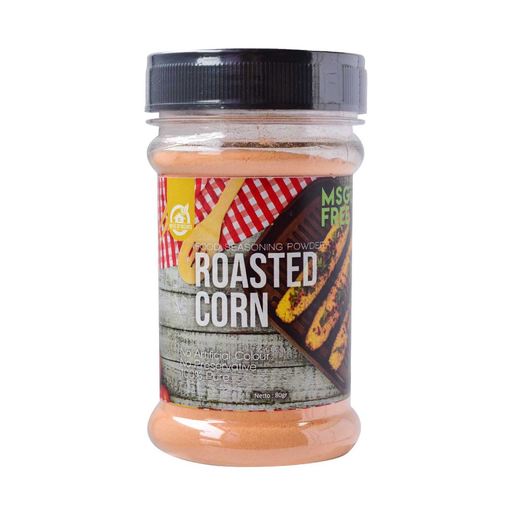 House Of Organix Roasted Corn 80 Gr Food Seasoning Powder