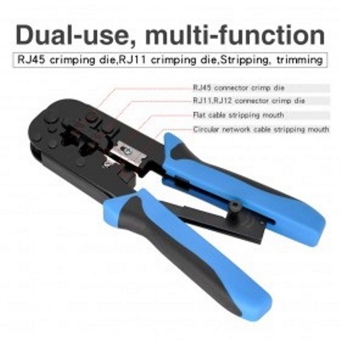 Tang Krimping Crimping Tool Lan Network Cabel RJ45 RJ11 RJ12 111130