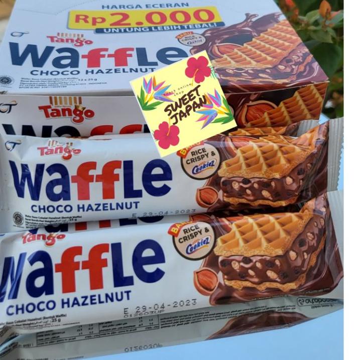 

4.4 sale PROMO!!!! MURAH!!!!! WAFFLE TANGO TERBARU 25 GRAM ISI 12 PCS RASA LBH ENAK keluaran tango yang terbaru ya..dijamin ketagihan