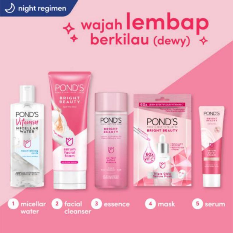 Paket Pond's White Beauty - White Beauty Ponds 5pcs