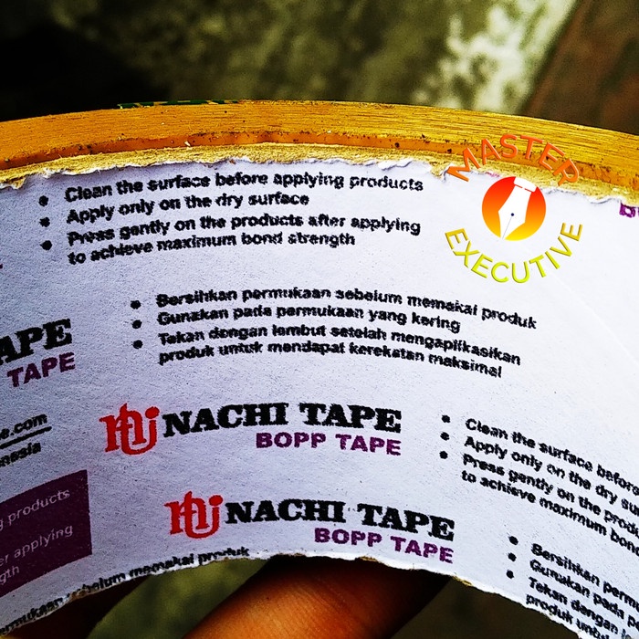 

PEREKAT-PENGIKAT- LAKBAN BENING NACHI / OPP TAPE / PLAKBAN NACI ISOLASI SOLATIP SELOTIP -PENGIKAT-