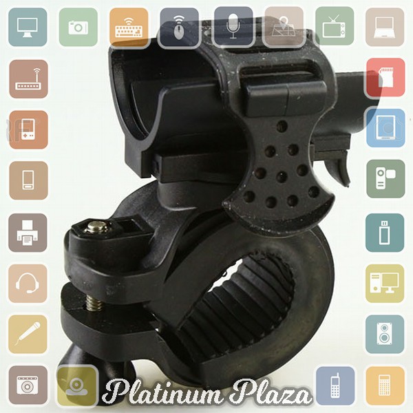 Bike Bracket Mount Holder for Flashlight - AB-2966 - Black`60VPMN-