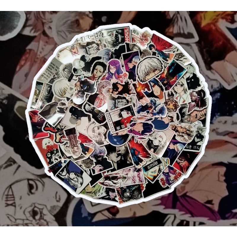 

Stiker Anime Tokyo Ghoul 50 Pcs