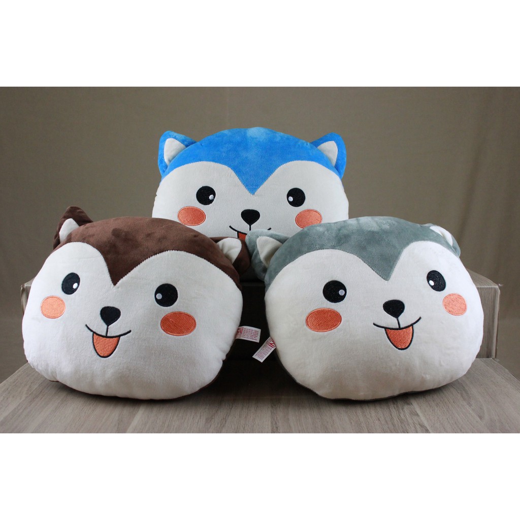 Bantal Husky, Bantal Kepala Baby Husky 3 warna