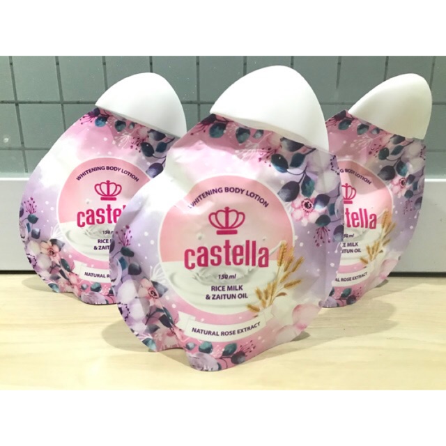 [New Packaging] Lotion Castella Beras Ori BPOM Lotion Beras - Lotion Rice Milk Lotion Pemutih Badan