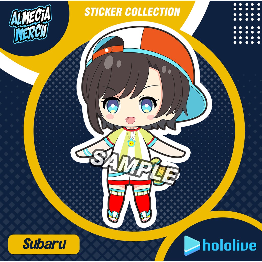 Sticker Hololive JP Oozora Subaru / Stiker Subaru / Sticker Laptop, HP