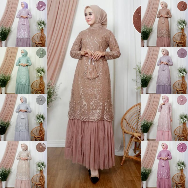 KEBAYA MODERN//KEBAYA ORIGINAL//GAMIS TUTU ZAHIRA//Kode NJ