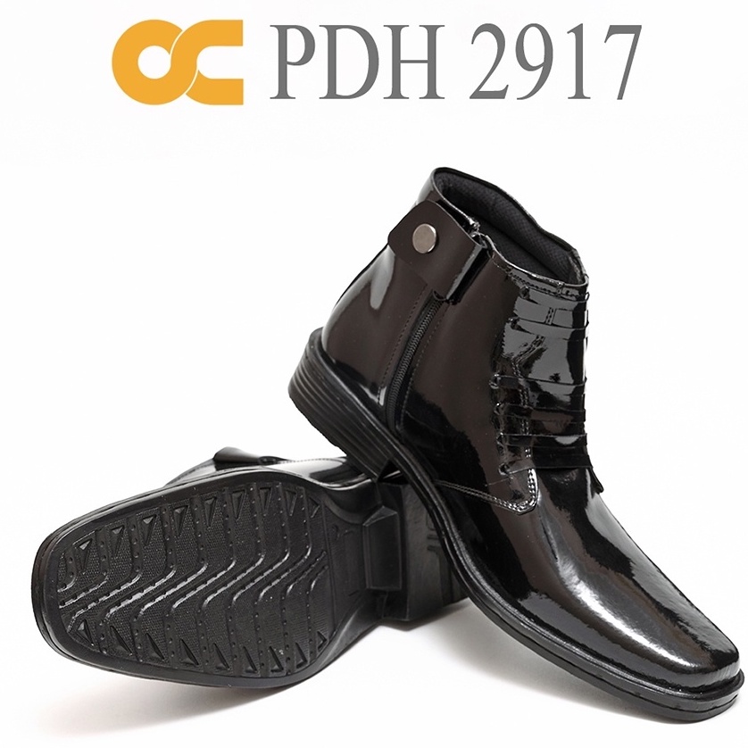 SEPATU PDH 2917 TNI SECURITY BAHAN KULIT ASLI