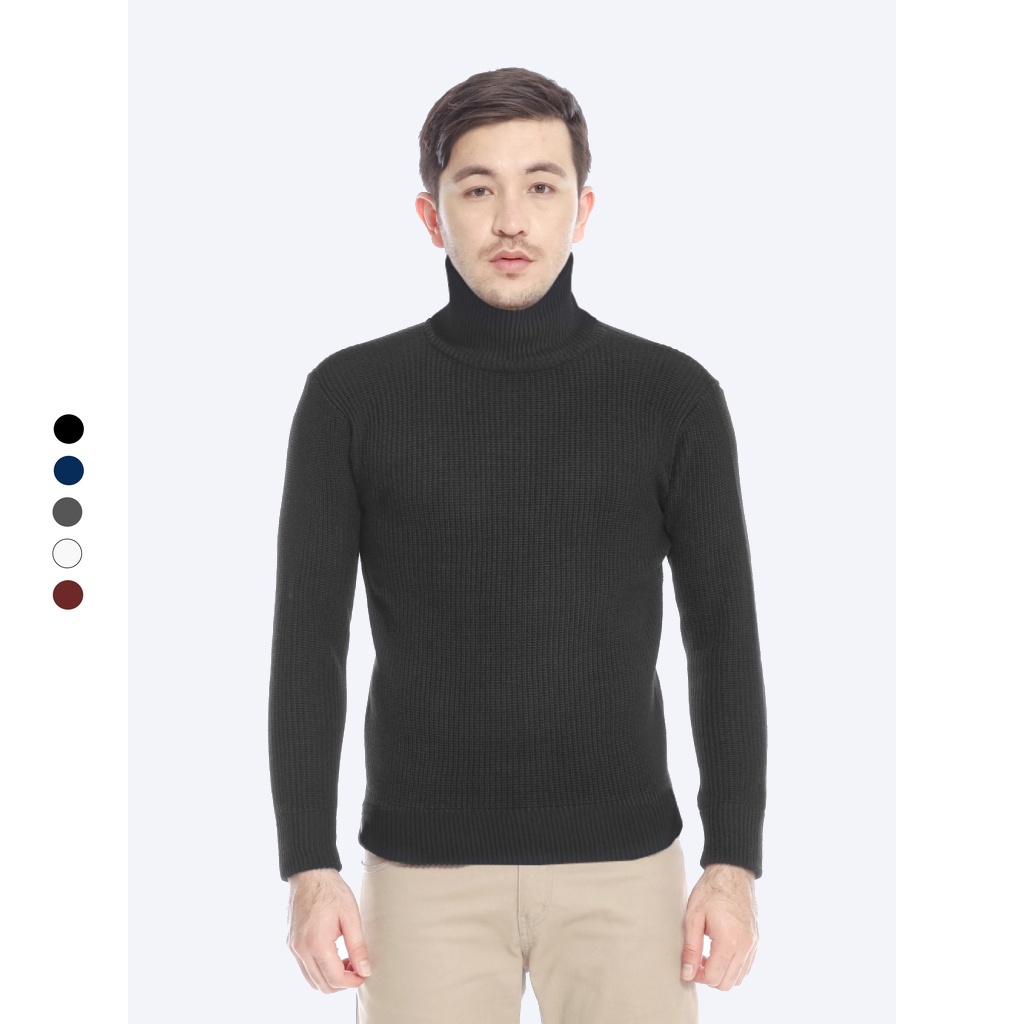 GOOD MADE - Sweater Unisex Rajut Pria Wanita Cord Turtleneck - 5 Warna | COD