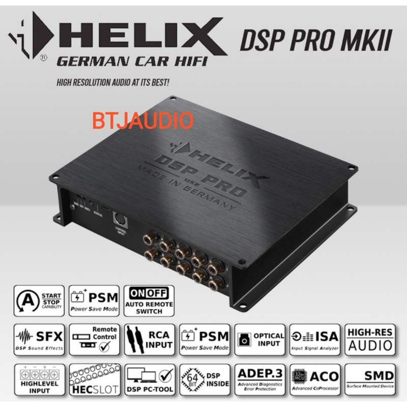 DSP PROCCESSOR HELIX DSP PRO MK2 8 to 10 CHANNEL (ORIGINAL GARANSI RESMI HELIX INDONESIA)