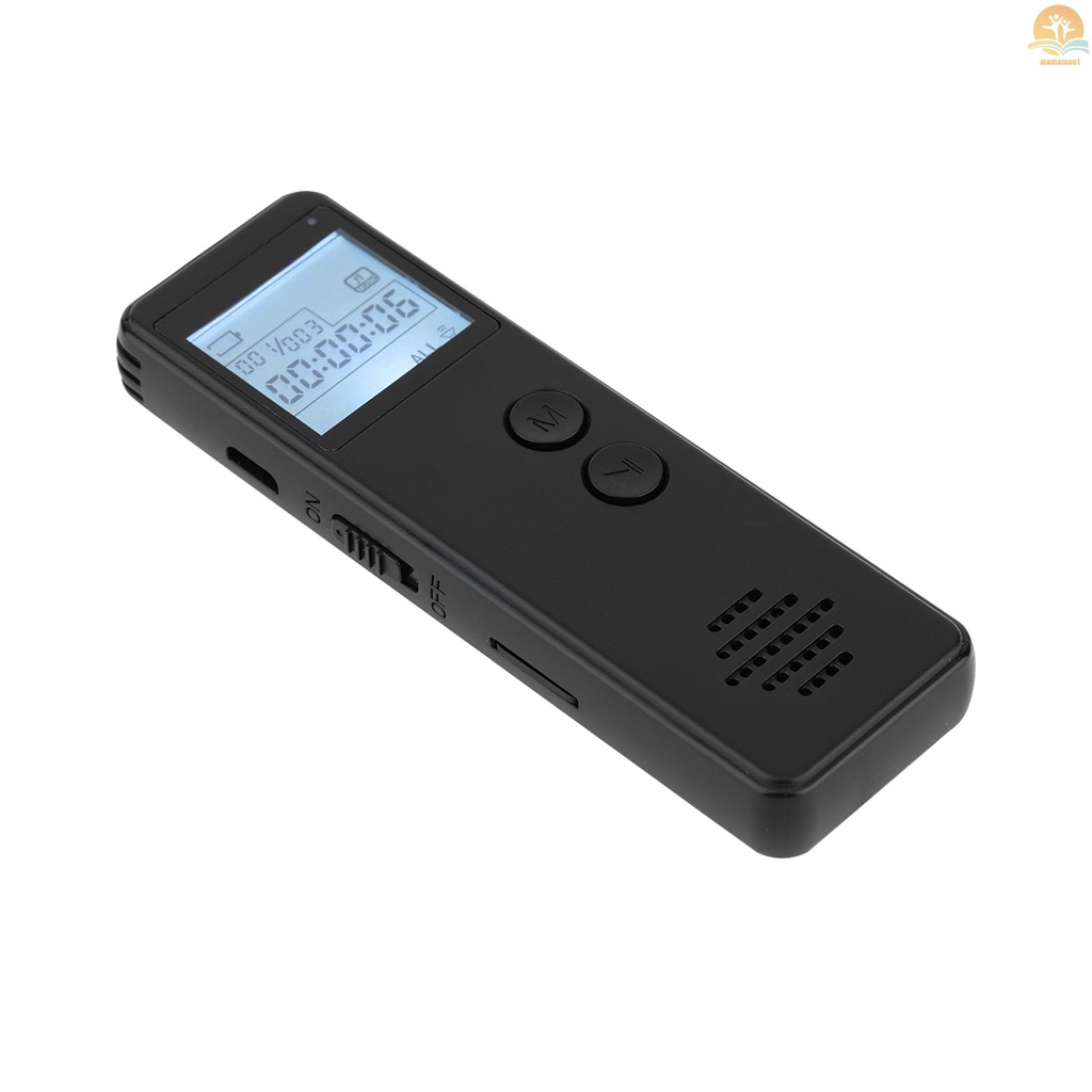 32GB Digital Voice Recorder Voice Activated Recorder Noise Reduction MP3 Player HD Recording 10h Continuous Recording for Meeting Lecture Interview Class MP3 WAV Record