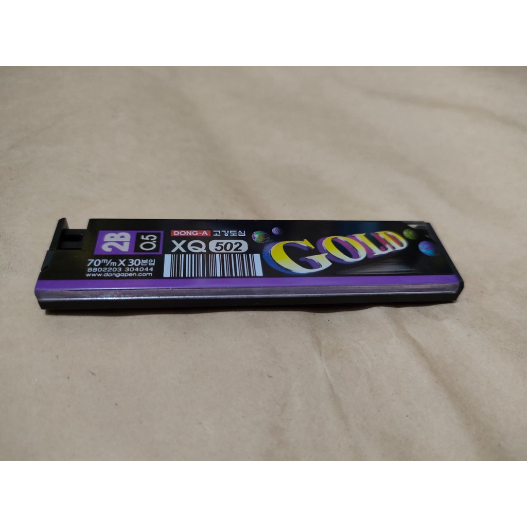 

Pensil Lead | Refill / Isi Pensil Mekanik 0,5 mm 2B Dong A Gold 1 PCS
