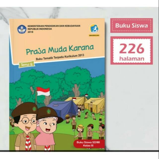 Buku siswa tematik k13 kelas 3 tema 8 praja muda karana