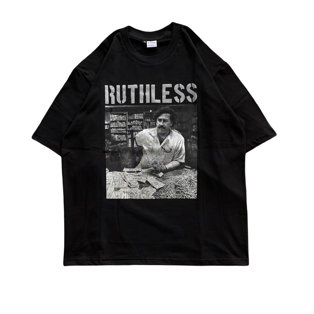 kaos oversize pria dewasa ruthless soecity pablo escobar original product standar distro kekinian te