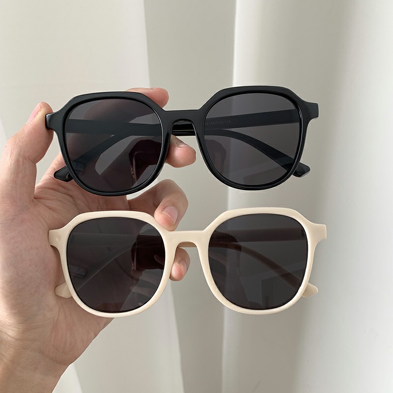 Kacamata Hitam Wanita Korean INS Fashion Oversized Square Sunglasses Gaya Retro - FK3015