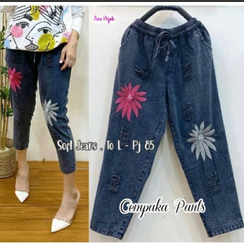 CEMPAKA BAGGY MATT JEANS WASH