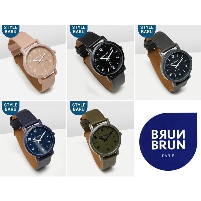 Jam Tangan Nathan BrunBrun Paris 5 warna Original Berkualitas T Star Seller Termurah