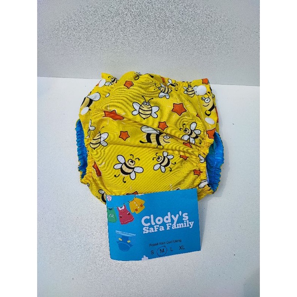 Popok Bayi Kancing Kain Cloth Diaper Clodi Bayi ( Cover + Insert)