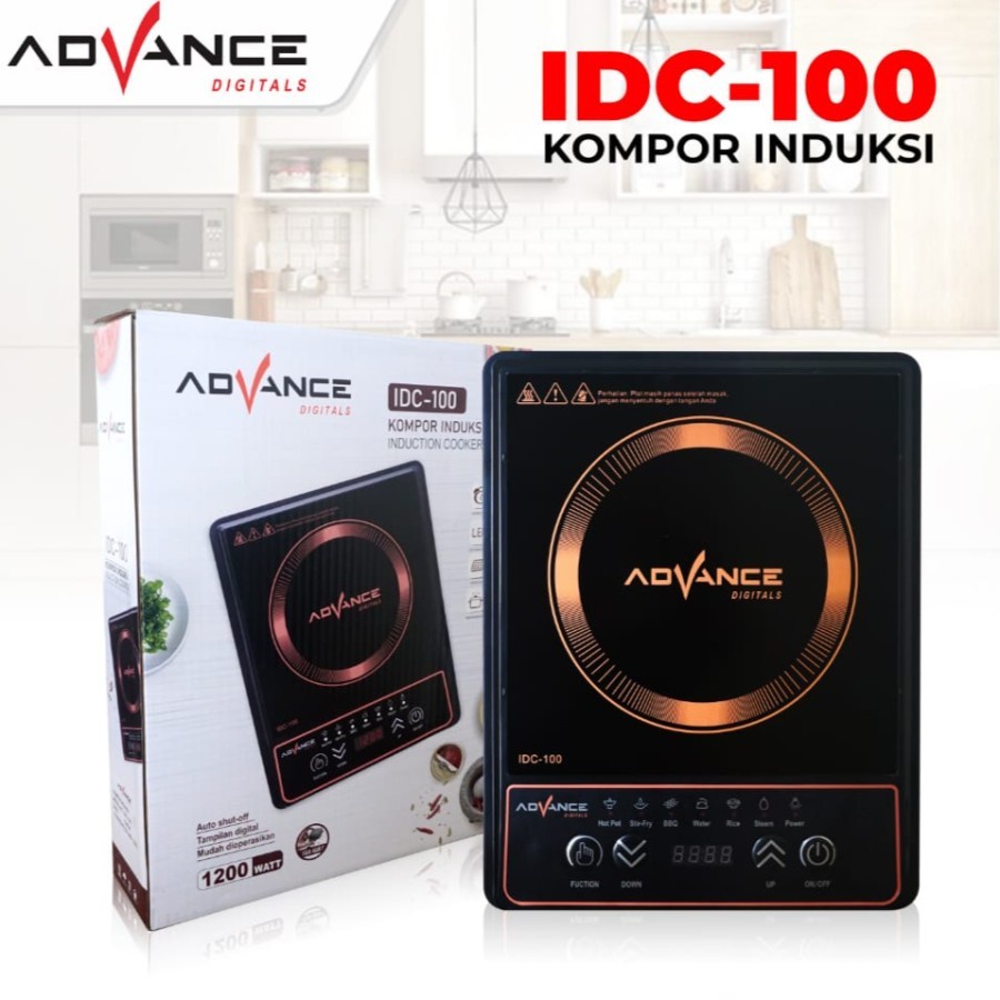 [PROMO HEBOH] KOMPOR LISTRIK/KOMPOR INDUKSI ADVANCE IDC-100 600 WATT PRAKTIS DAN HEMAT DAYA