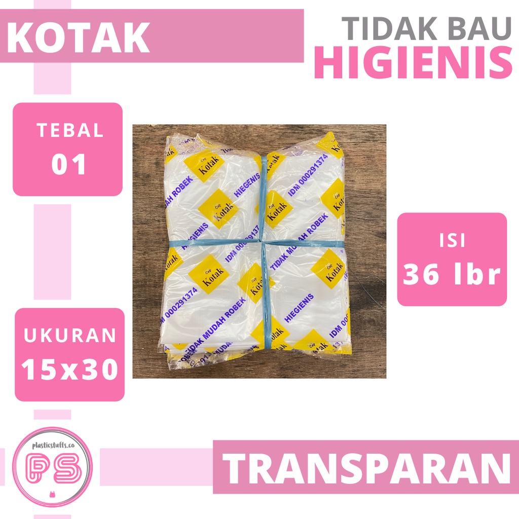 Kresek Kecil Bening, Kresek Bening, Tas Kresek 15, Kresek Transparan, Kantong Plastik Transparan 15,