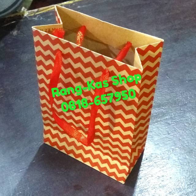 

Paper bag Zig Zag Mini kecil samson doff