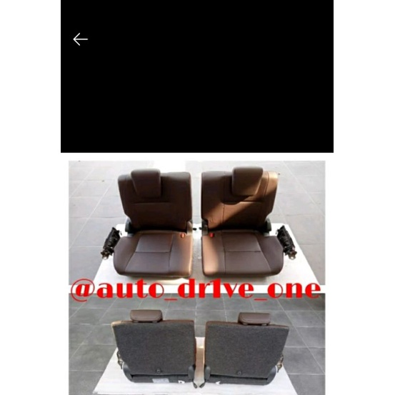 Jok Fortuner / Jok Baris Ke3 Fortuner VRZ 2016-2020 / Jok Baris ketiga Fortuner VRZ / Jok Belakang F