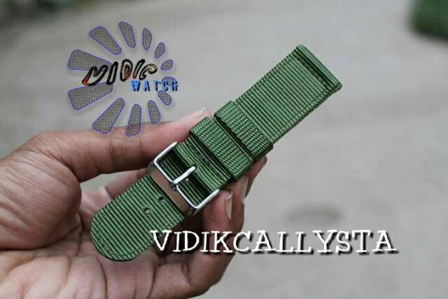 STRAP NYLON CANVAS ARMY 20 22 24 ORIGINAL / TALI JAM KANVAS ARMY