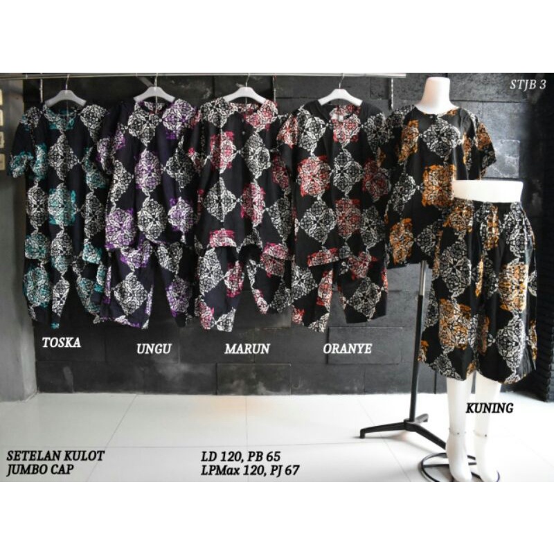 setelan kulot jumbo/baju tidur/baby doll