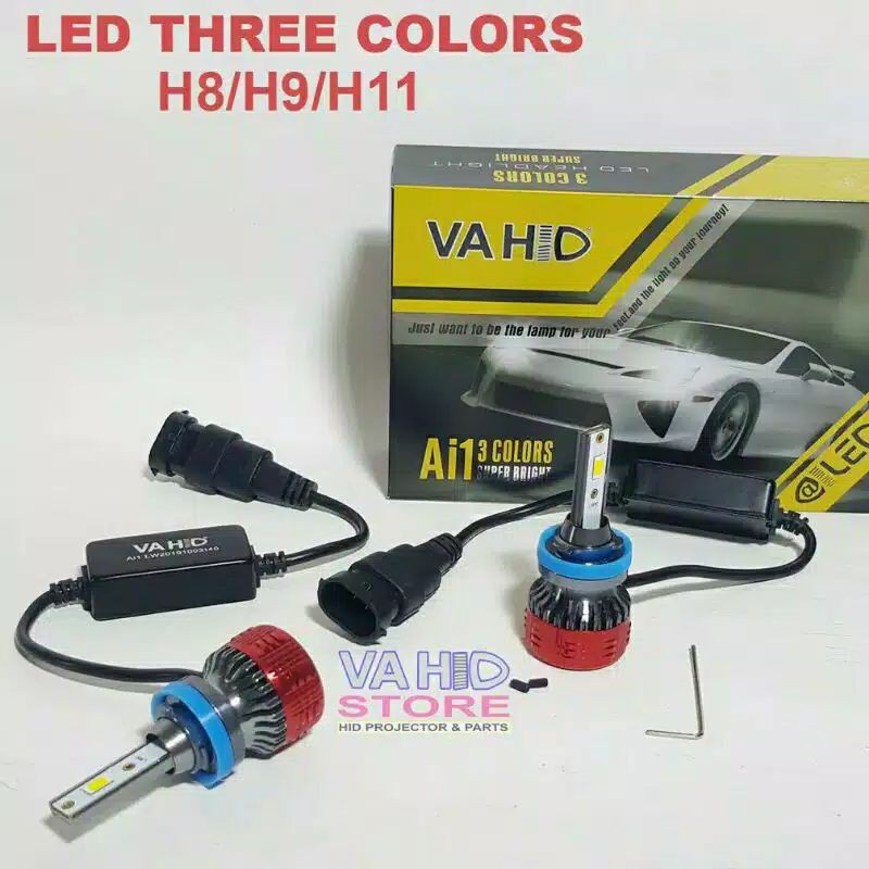 LED 3 WARNA TYPE H11