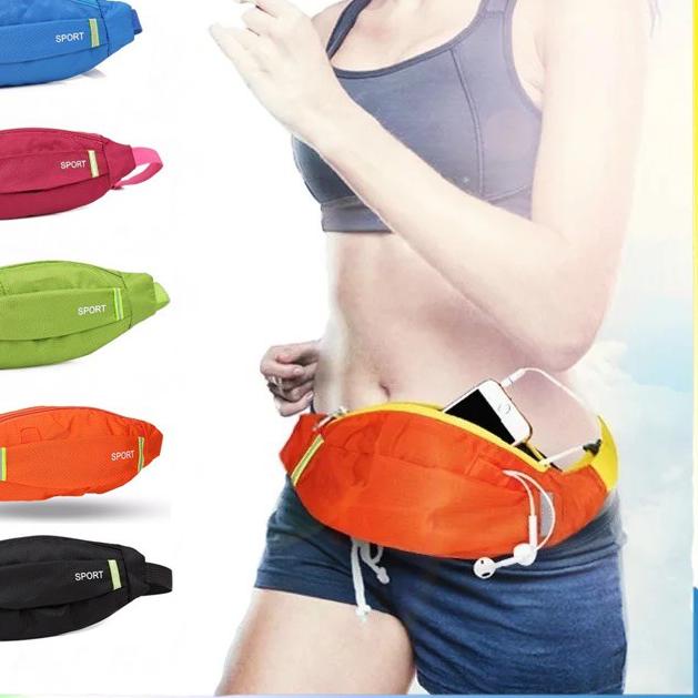 Tas Pinggang Cewek Olahraga Pria Wanita Tas Lari Cewek Tas Pinggang HP Tas Dada Wanita EN009