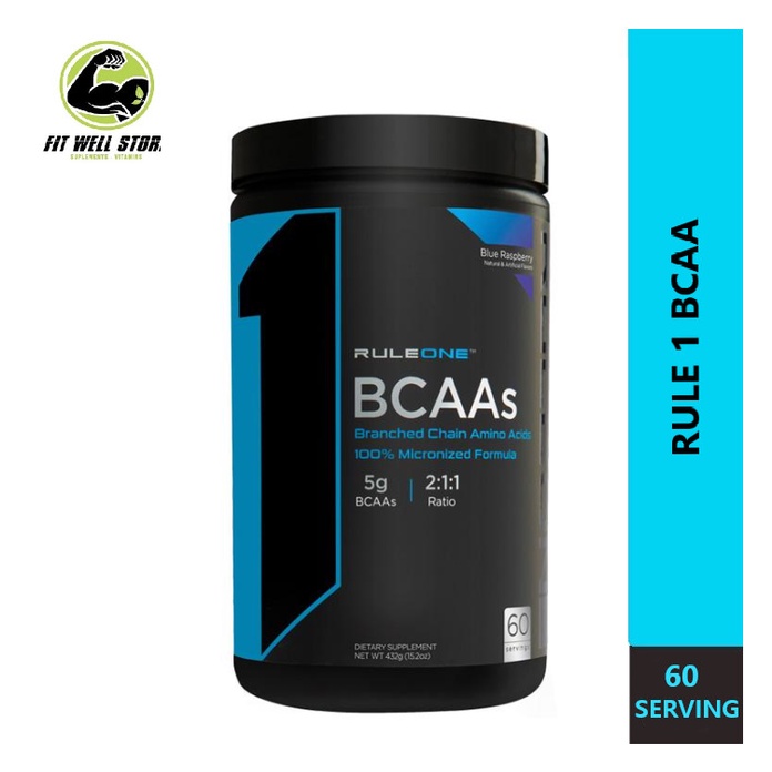 Rule1 BCAA 60serv Rule 1 BCAA R1 Bcaa Amino Acid RULE ONE BCAA RSP AMINO LEAN R1 BCAA