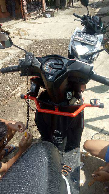 CrashBar dudukan lampu Motor Beat Mio Vario-2