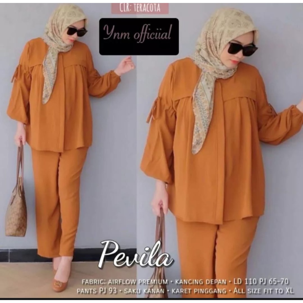 Detail produk dari NEW Setelan Wanita Jumbo Ld 120 Busui Original Berlabel Tulus Signature / PEVILA One Set Jumbo Setelan Wanita Dewasa Crinkle Airflow Kekinian / Setelan Dewasa Baju Atasan + Celana Crinkle wanita Remaja Best Seller / bayar di tempat