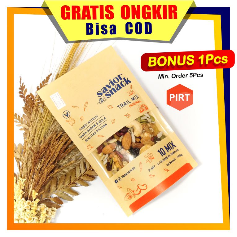 

CEMILAN UNTUK PENDERITA DIABETES, GULA DARAH TINGGI, Makanan Sehat Mix Nut Seed & Fruit Snack