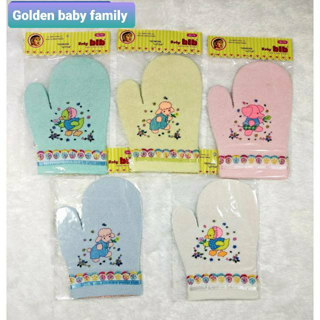 WASLAP MANDI HANDUK BABY BIB JARI TANGAN
