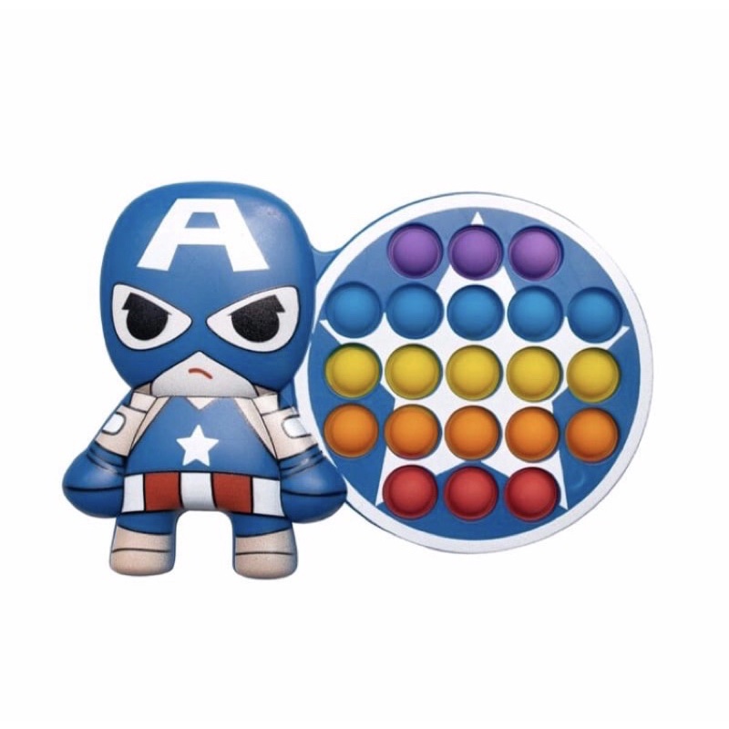 POP IT KARAKTER HULK CAPTAIN AMERICA IRON MAN SPIDERMA-2