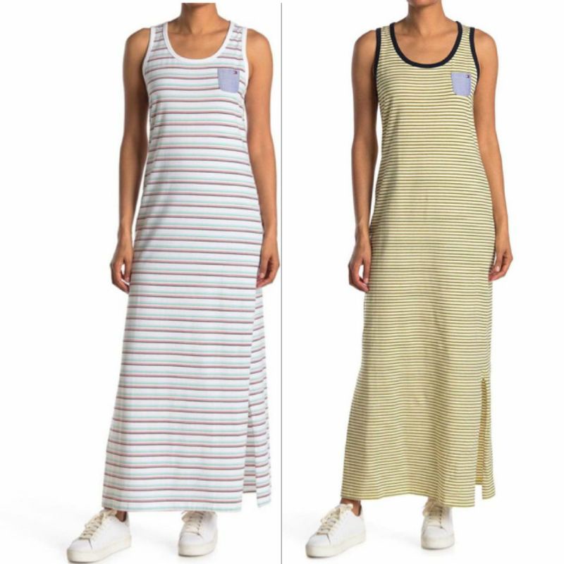 Tommy H maxi dress ada 10 warna