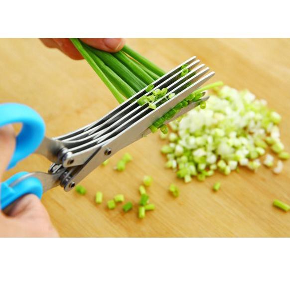 

Ready Stock 7E7 Gunting Sayur 5 Lapis Gunting Serbaguna Gunting Dapur Multifungsi ❆ ✢ '