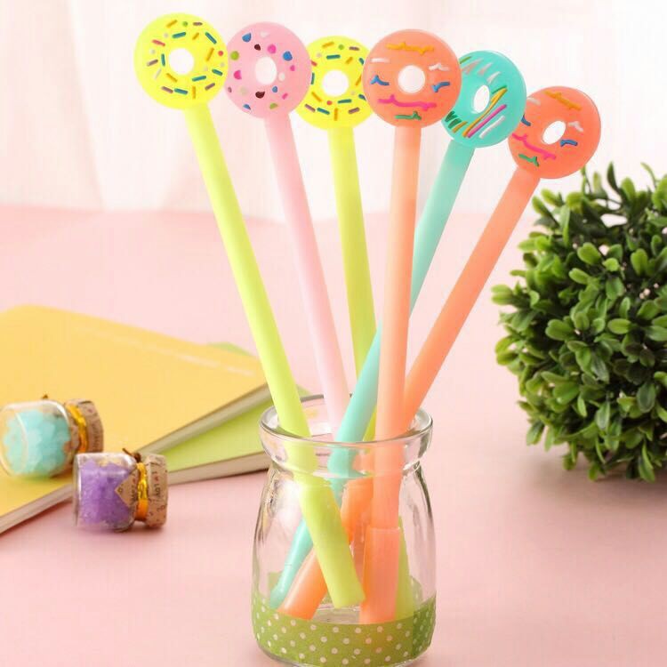 

EDW P46 Pulpen Donuts Pena Cute Pen Donat Doughnut ATK Bolpoin Unik Lucu Sekolah